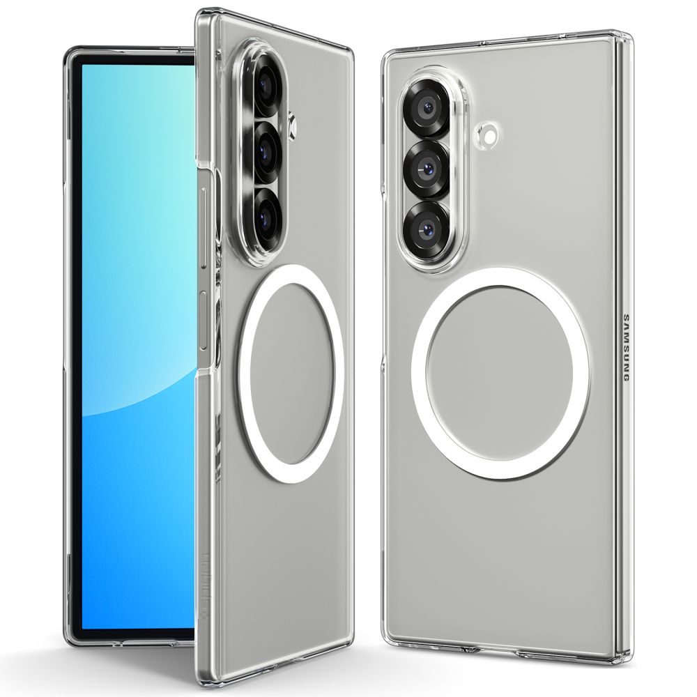 Spigen Spigen Samsung Galaxy Z Fold 7 Skal MagSafe AirSkin Crystal Clear