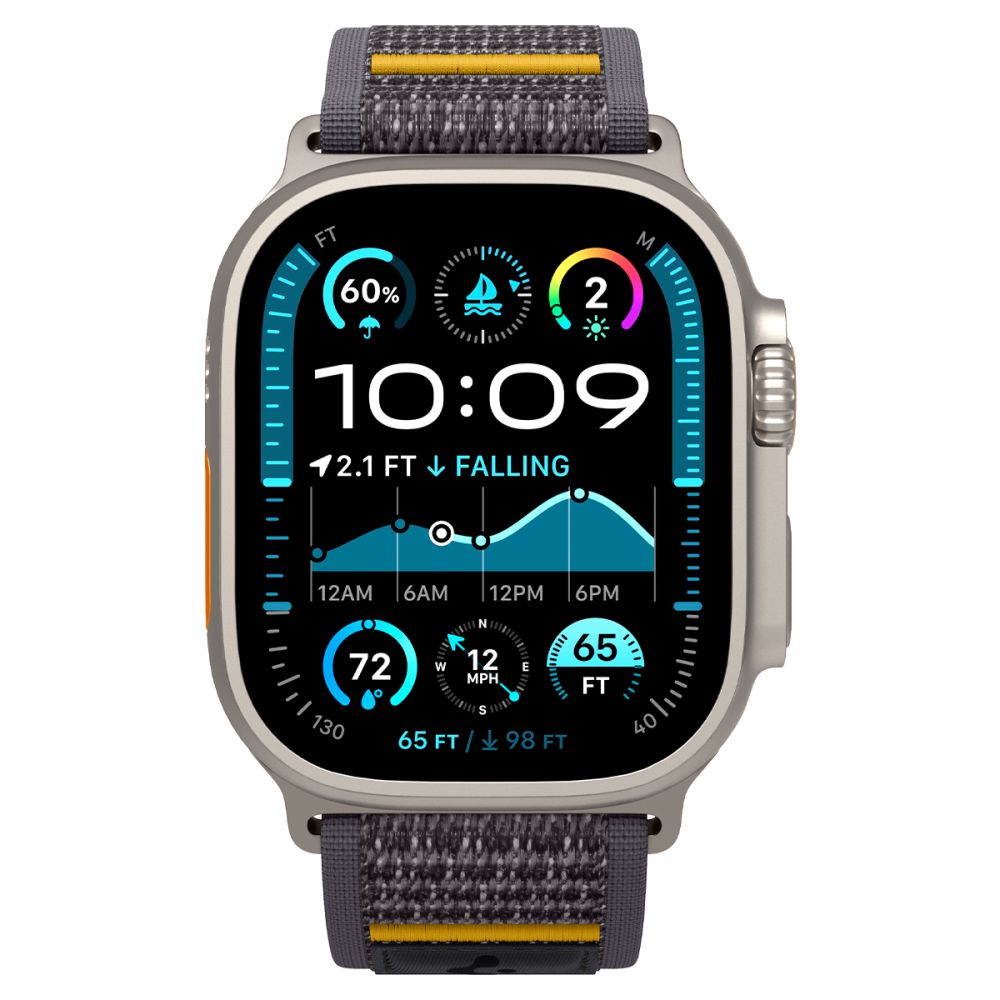 Spigen Spigen Apple Watch 42/44/45/46/49 mm Armband Athlex Air Grey