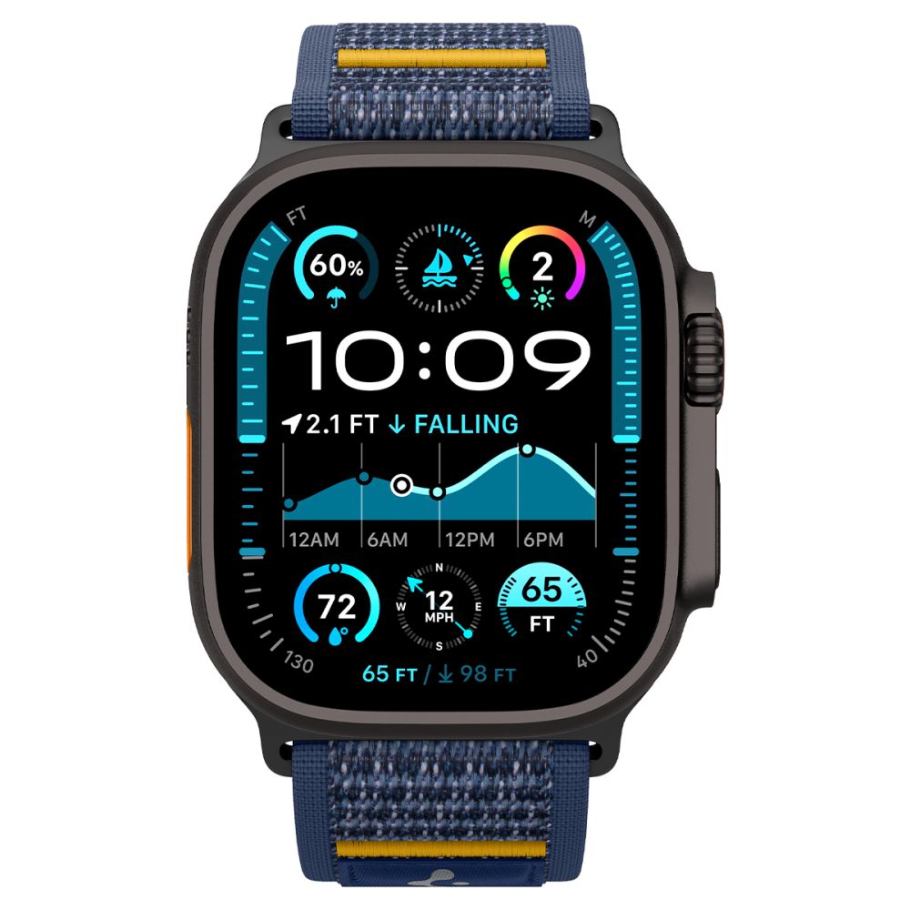 Spigen Spigen Apple Watch 42/44/45/46/49 mm Armband Athlex Air Navy