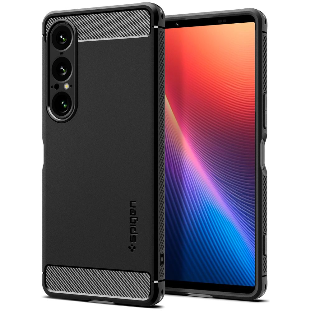 Spigen Spigen Sony Xperia 1 VII Skal Rugged Armor Matt Svart