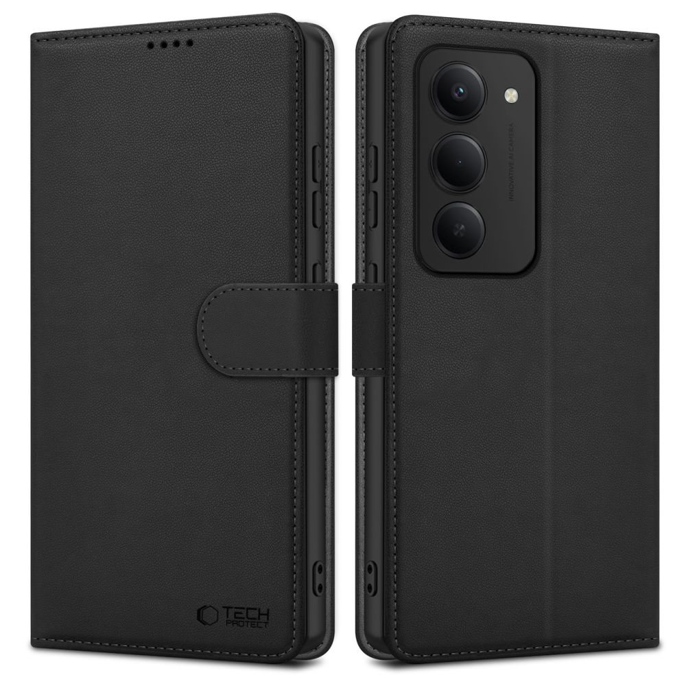 Tech-Protect Tech-Protect Xiaomi Redmi 15 Fodral Läder Svart