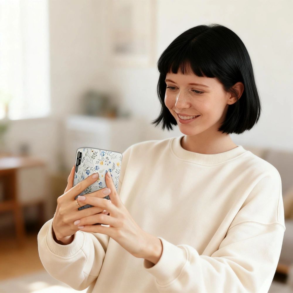 Tech-Protect Tech-Protect Galaxy A26 / A17 Fodral Läder Spring Flowers
