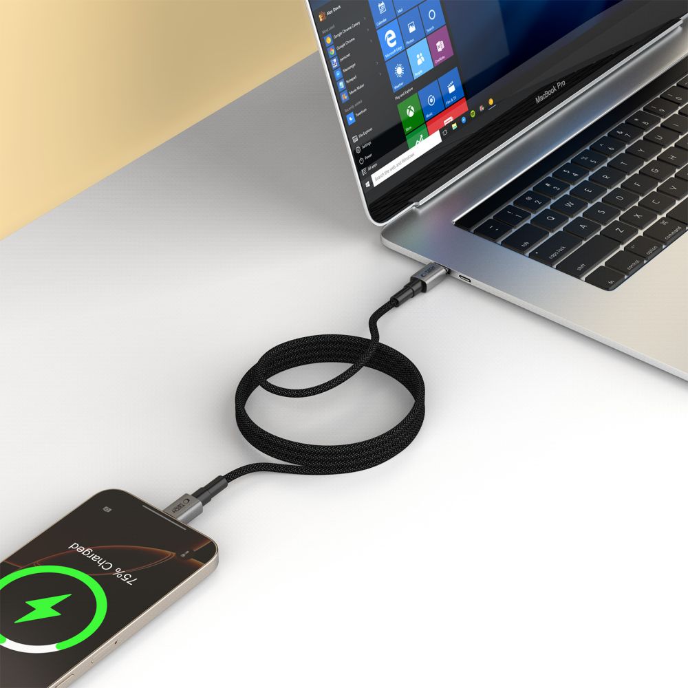 Tech-Protect Tech-Protect 1m 100W/5A PD USB-C-USB-C Kabel UltraBoost MagTwist