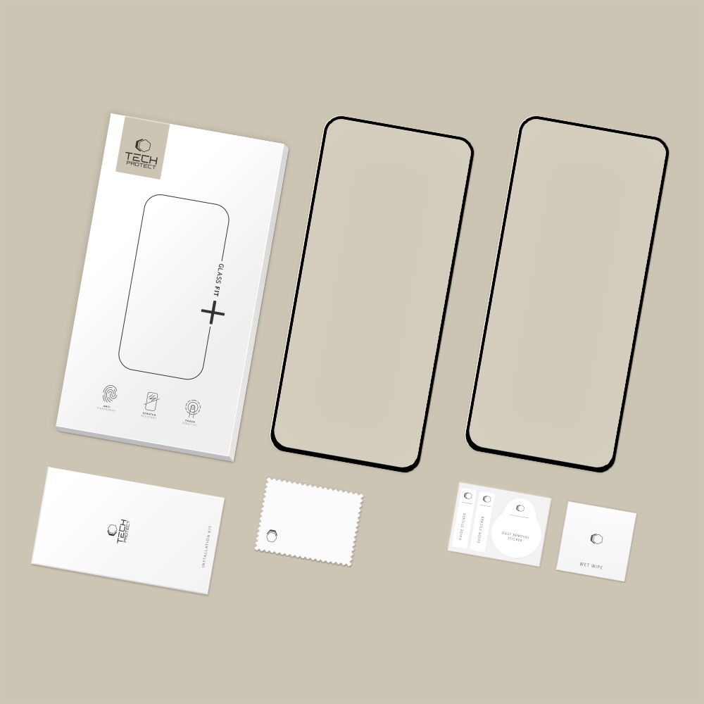 Tech-Protect Tech-Protect Galaxy S25 FE 2-PACK Skärmskydd GlassFit+ Härdat Glas