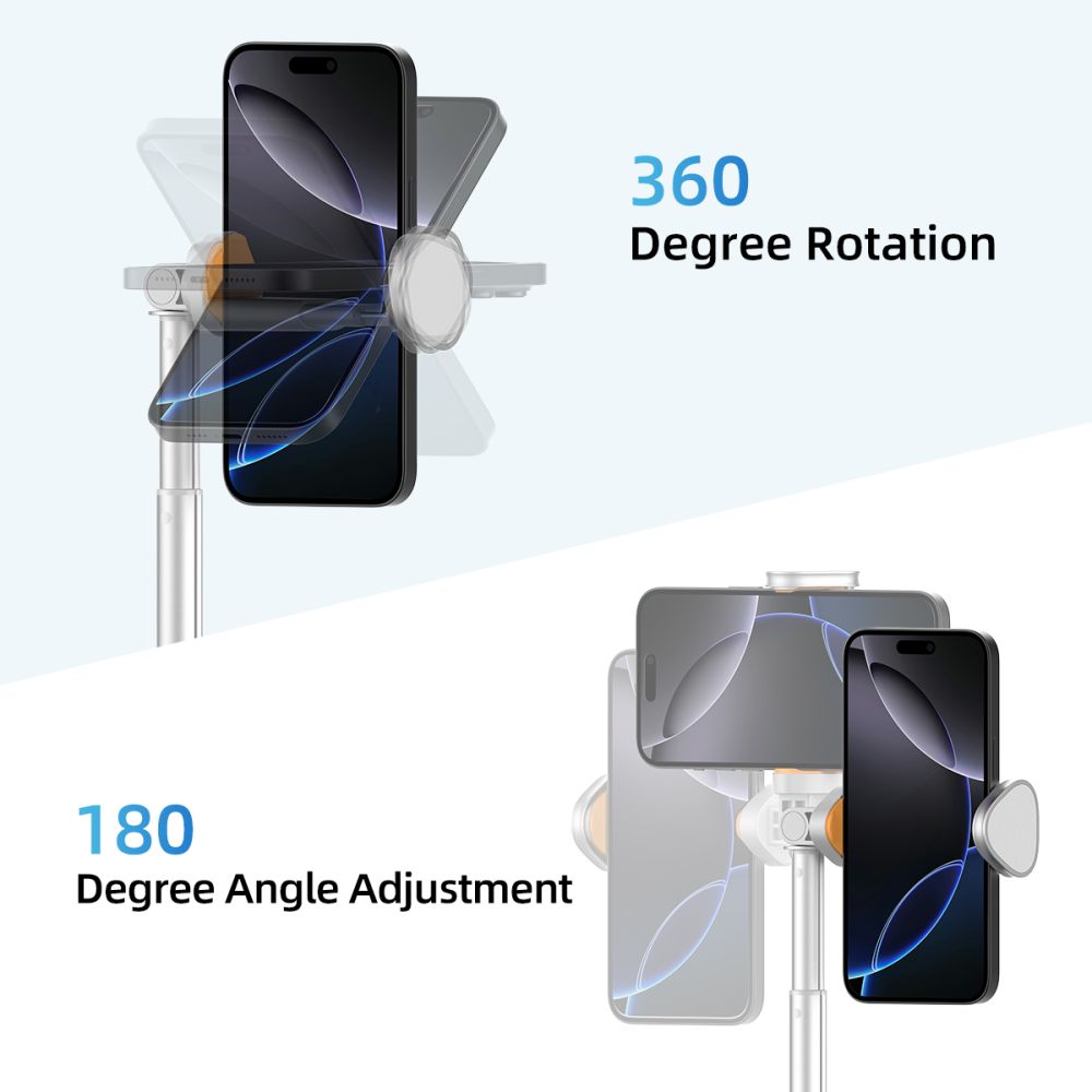 Tech-Protect Tech-Protect 146 cm Bluetooth Selfiestick Tripod Vit
