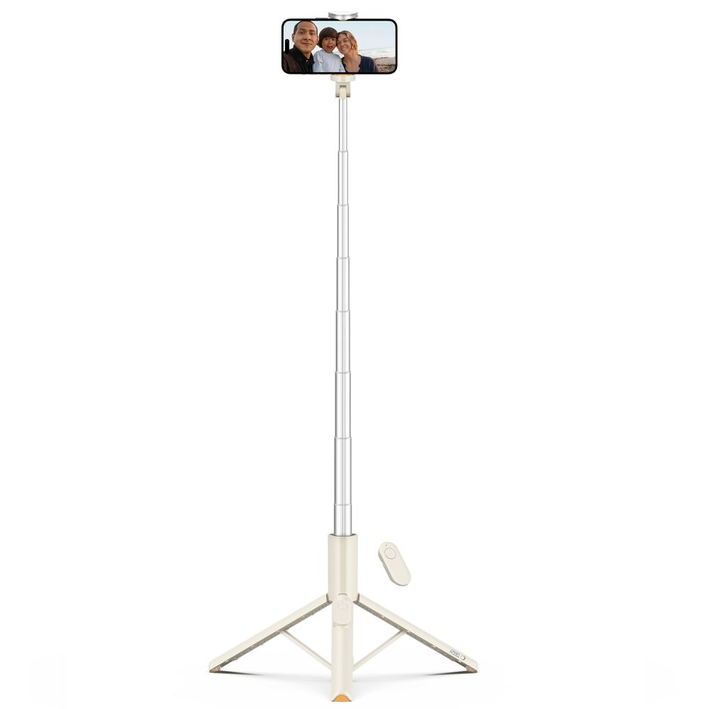 Tech-Protect Tech-Protect 146 cm Bluetooth Selfiestick Tripod Beige