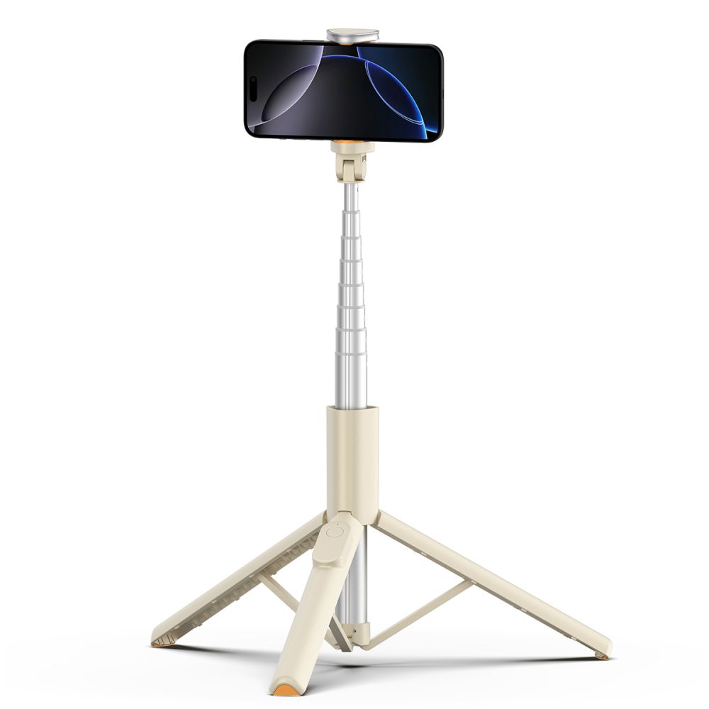 Tech-Protect Tech-Protect 146 cm Bluetooth Selfiestick Tripod Beige