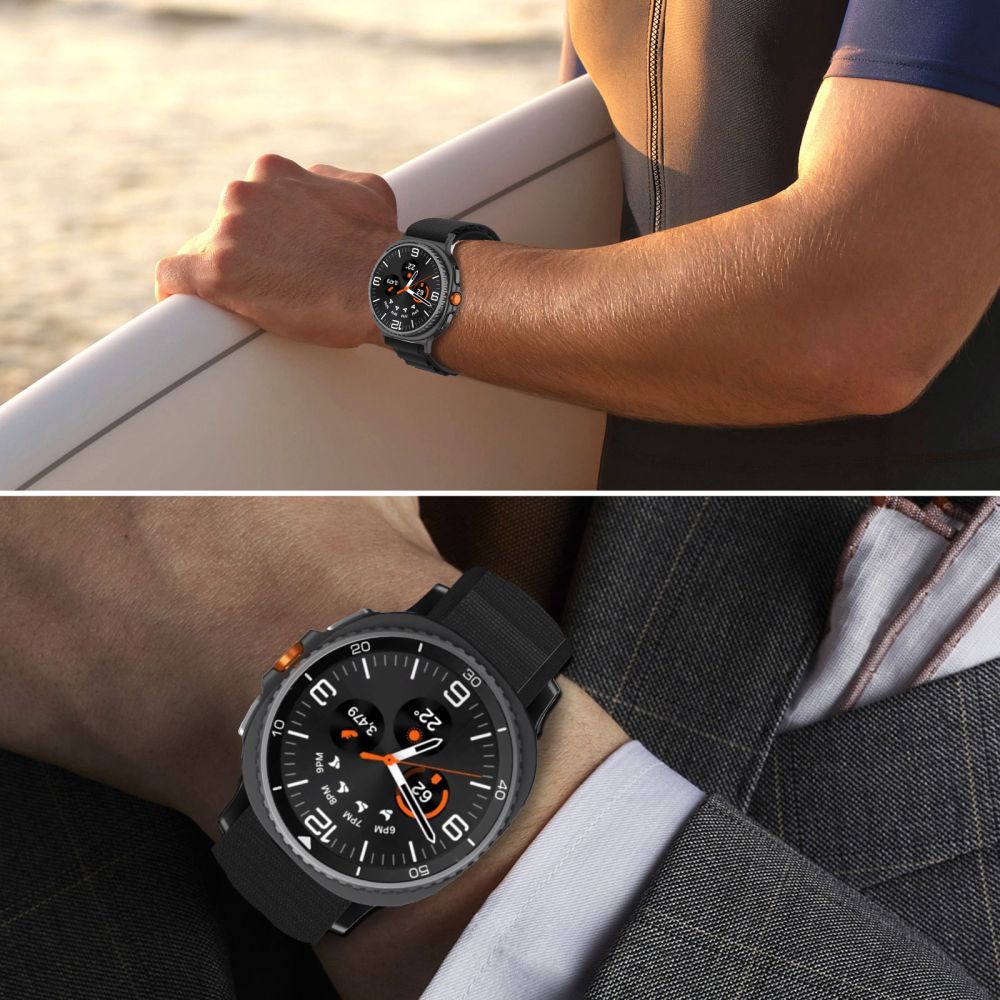 Tech-Protect Tech-Protect Galaxy Watch 8 40/44/46 mm Armband Nylon Pro Orange