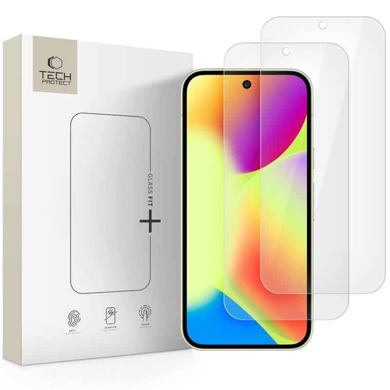 Tech-Protect Tech-Protect Google Pixel 10/10 Pro/9/9 Pro 2-PACK Skärmskydd GlassFit+