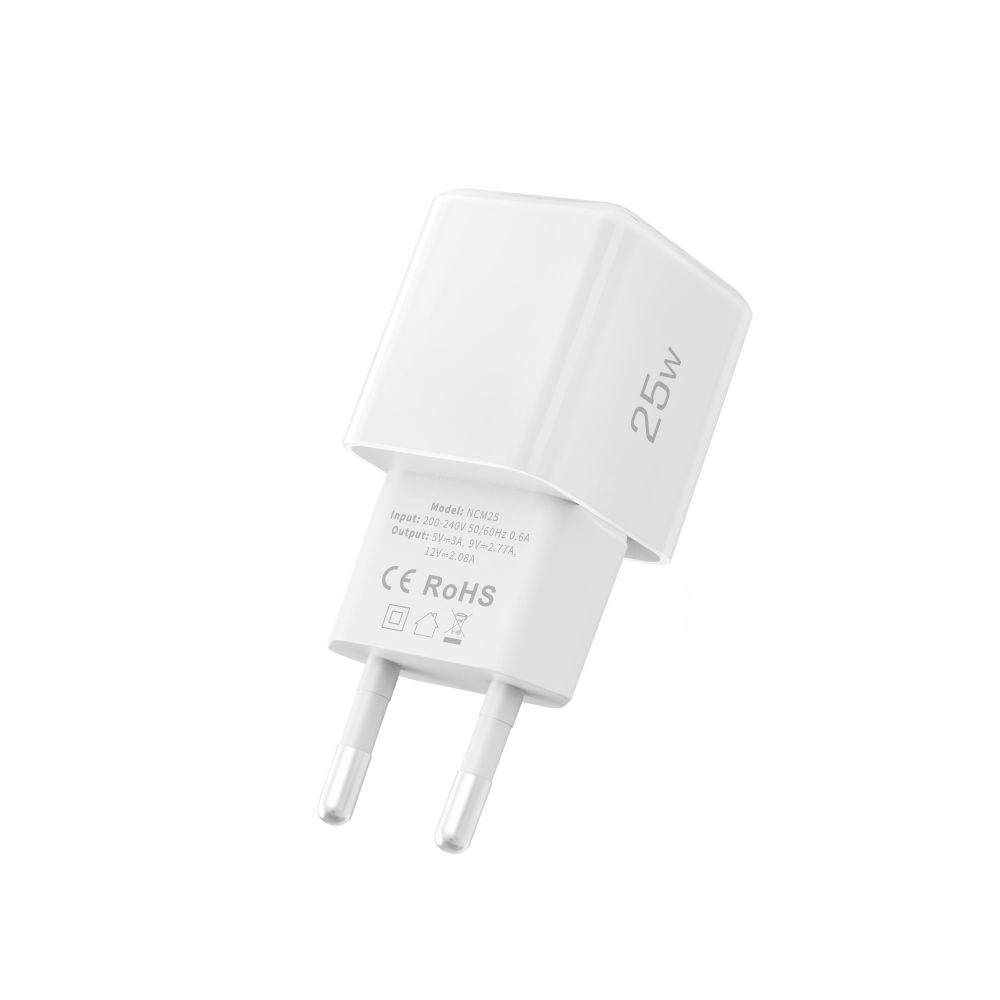 Tech-Protect Tech-Protect 25W PD USB-C Väggladdare Vit