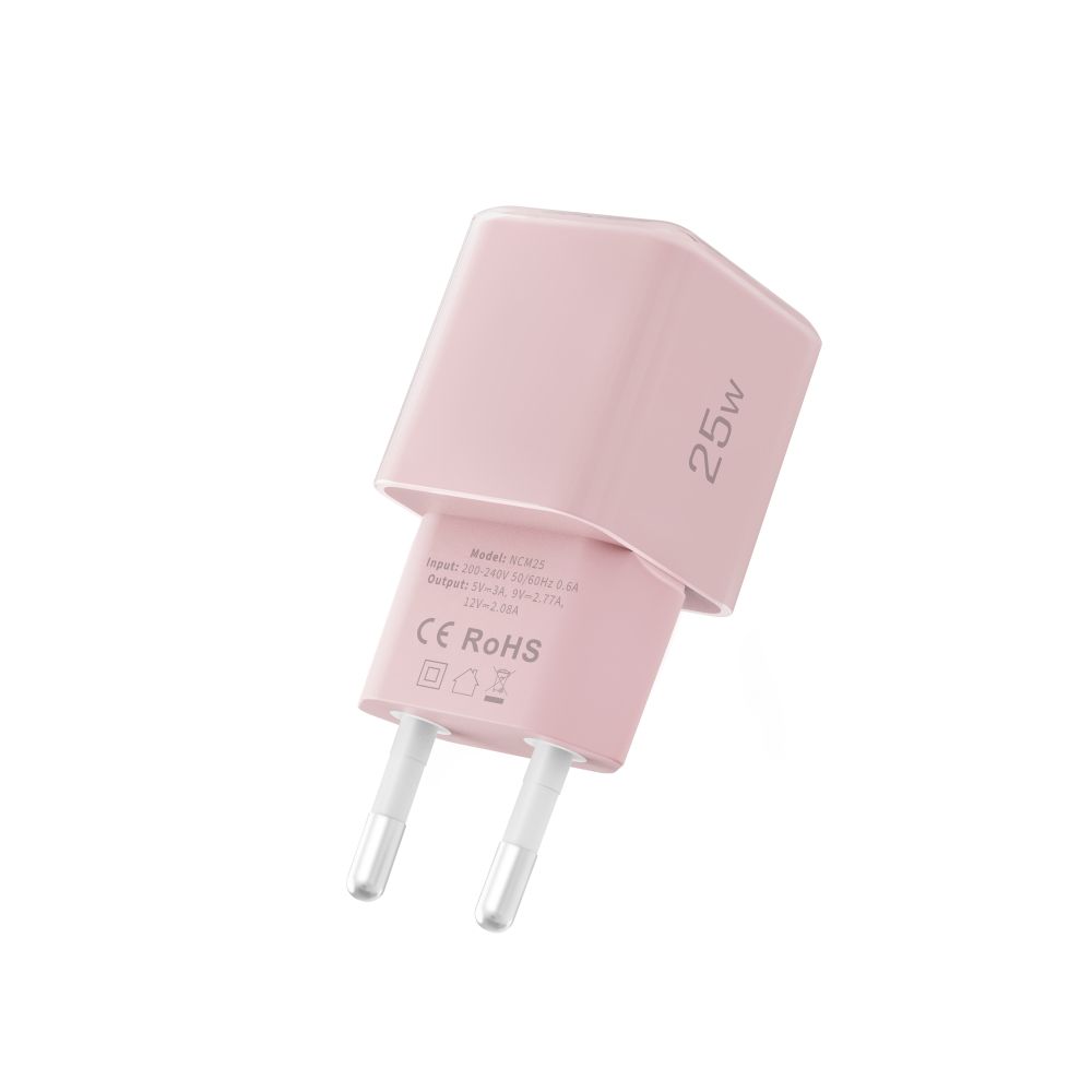 Tech-Protect Tech-Protect 25W PD USB-C Väggladdare Baby Pink