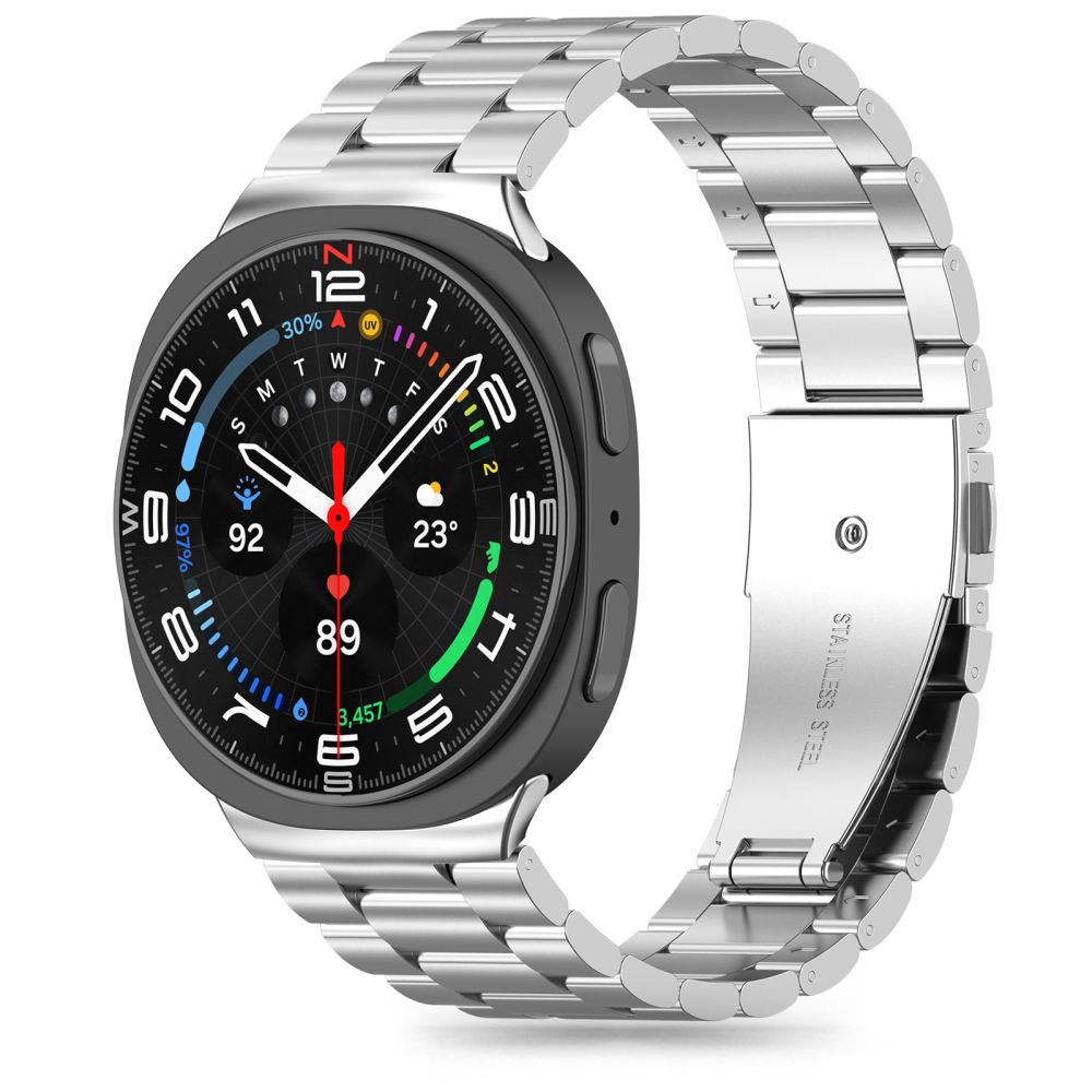 Tech-Protect Tech-Protect Galaxy Watch 8 40/44/46 mm Armband Stainless Silver