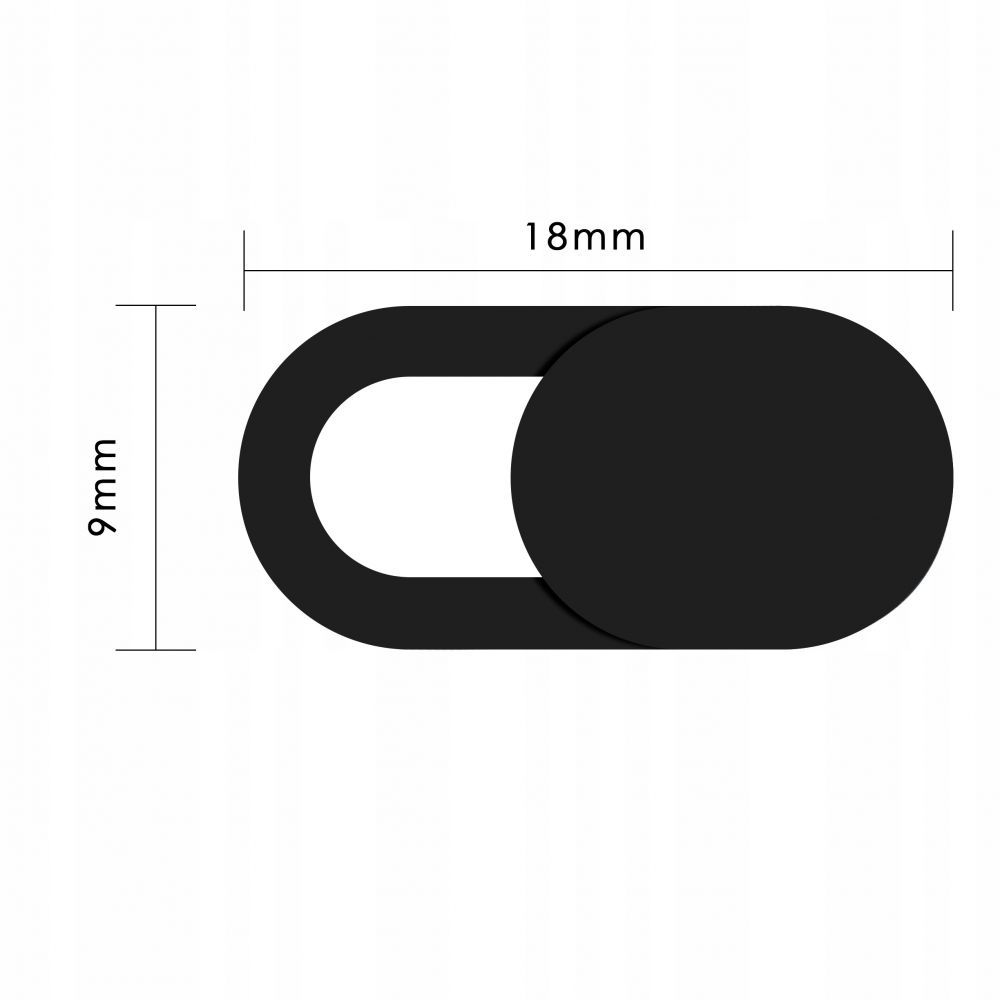 Tech-Protect Tech-Protect 3-PACK Kameraskydd För Laptop / Mobil / Surfplatta Svart