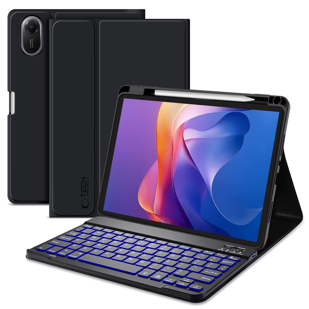 Tech-Protect Tech-Protect Xiaomi Redmi Pad 2 Fodral SC Tangentbord Svart