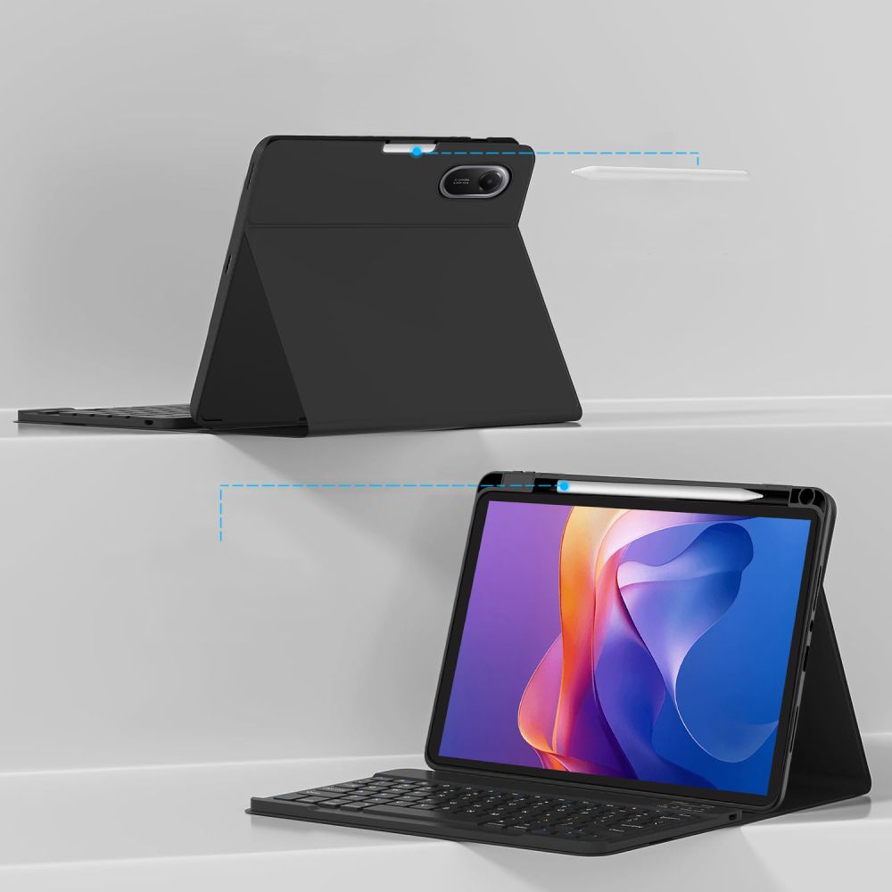 Tech-Protect Tech-Protect Xiaomi Redmi Pad 2 Fodral SC Tangentbord Svart