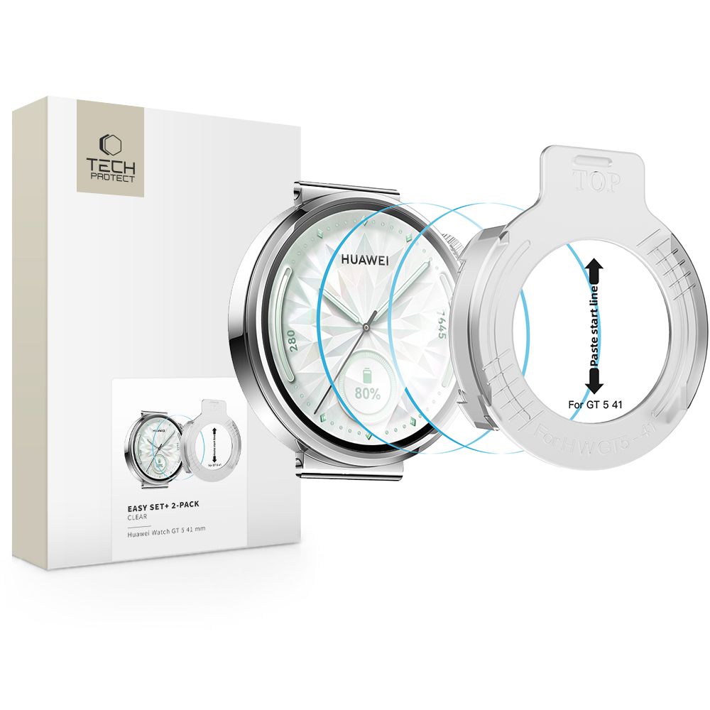 Tech-Protect Tech-Protect Huawei Watch GT 5 41 mm 2-PACK Skärmskydd