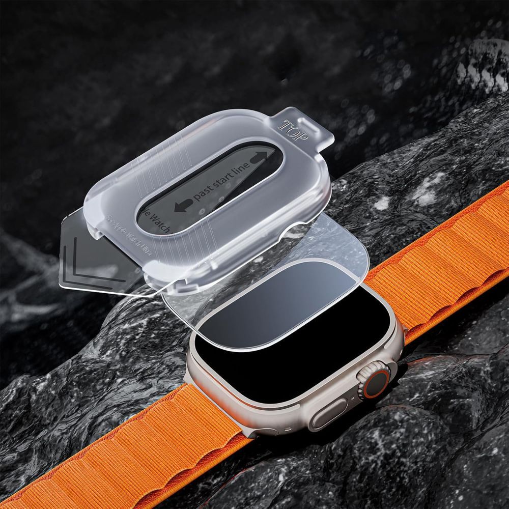 Tech-Protect Tech-Protect Apple Watch Ultra 49 mm 2-PACK Skärmskydd EasySet+