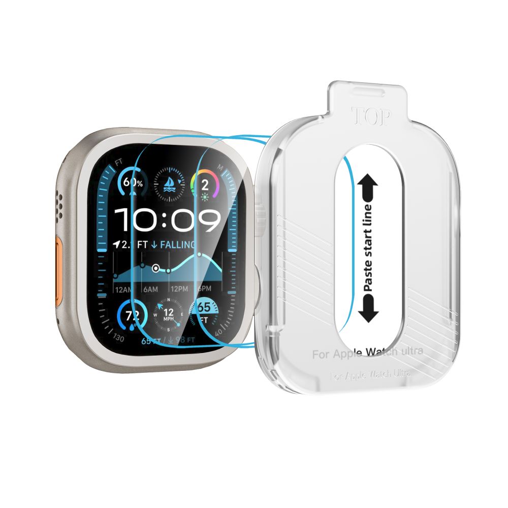 Tech-Protect Tech-Protect Apple Watch Ultra 49 mm 2-PACK Skärmskydd EasySet+