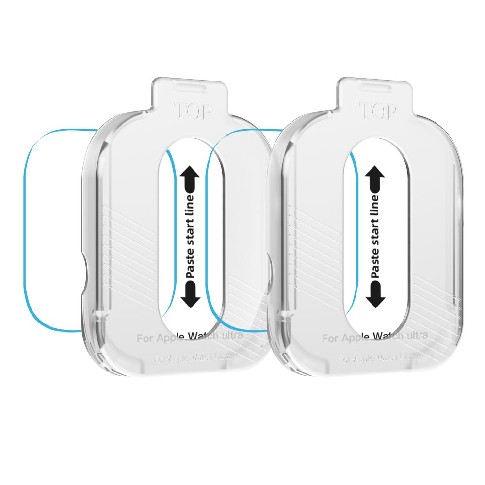 Tech-Protect Tech-Protect Apple Watch Ultra 49 mm 2-PACK Skärmskydd EasySet+