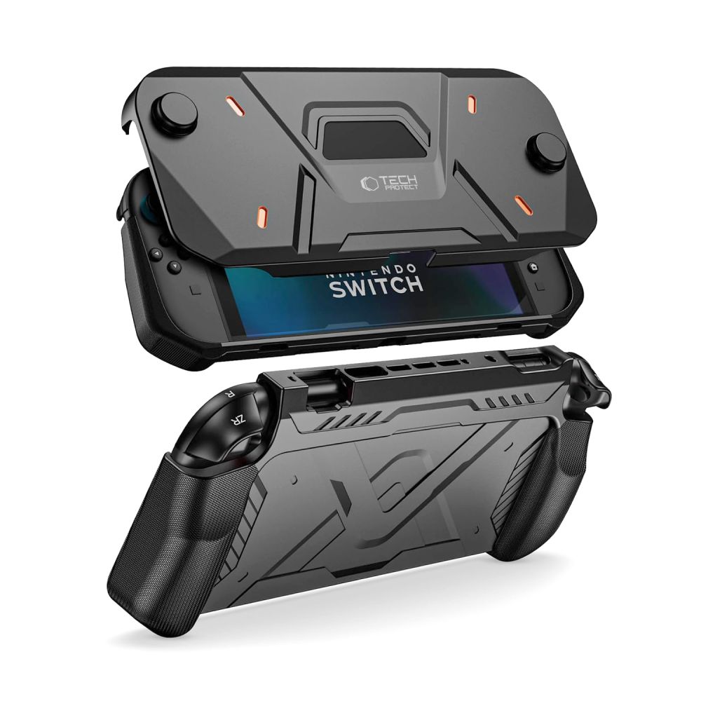 Tech-Protect Tech-Protect Nintendo Switch 2 Fodral Carbonox Svart