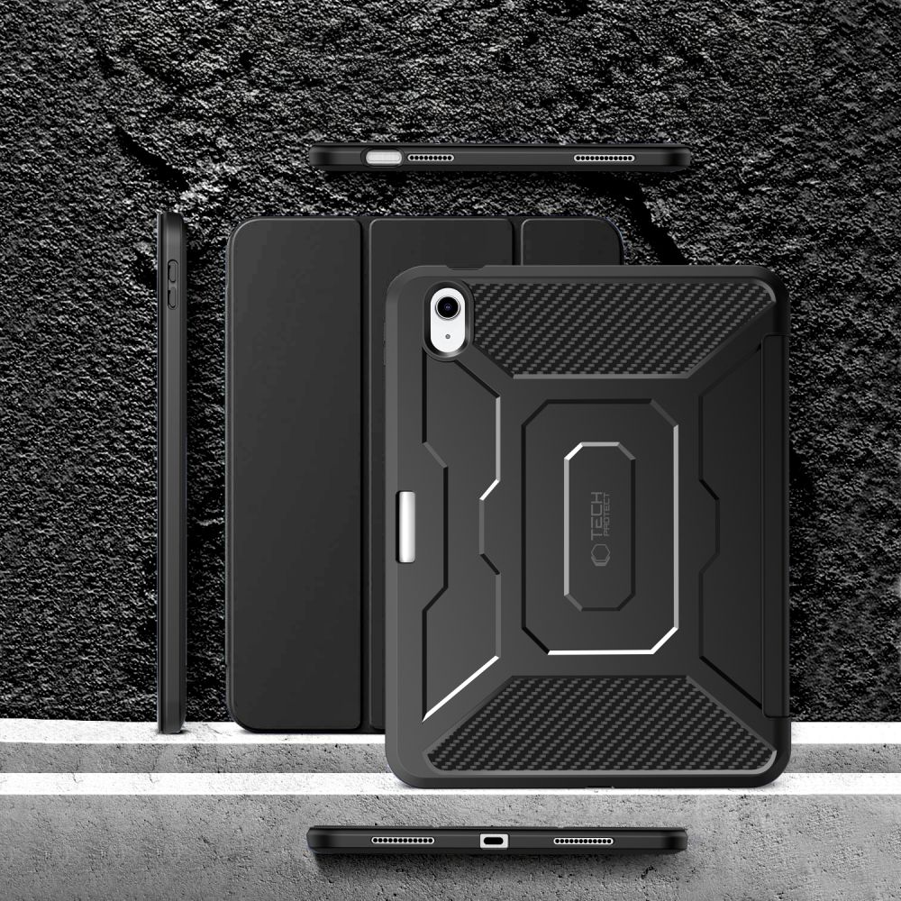 Tech-Protect Tech-Protect iPad 11 2025 / 10.9 2022 Fodral Endurance Svart