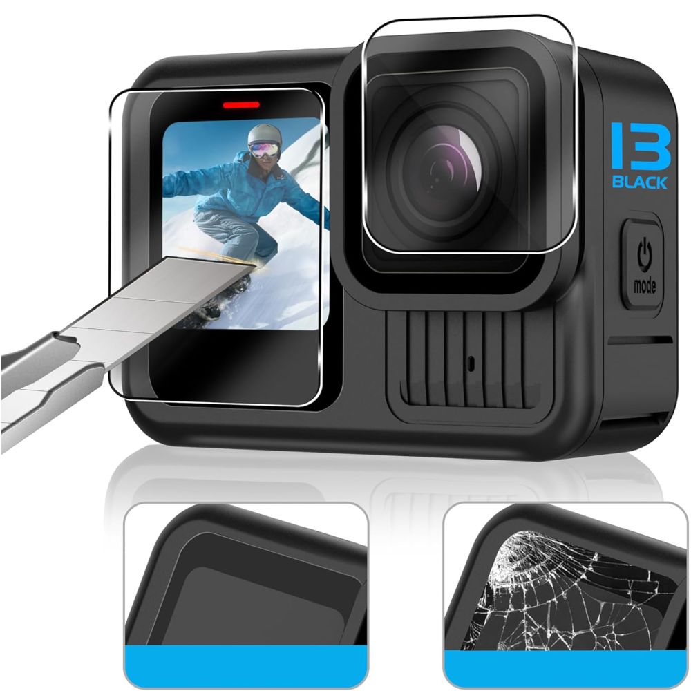 Tech-Protect Tech-Protect GoPro Hero 12/11/10/9 2-PACK Skärmskydd GlassFit+