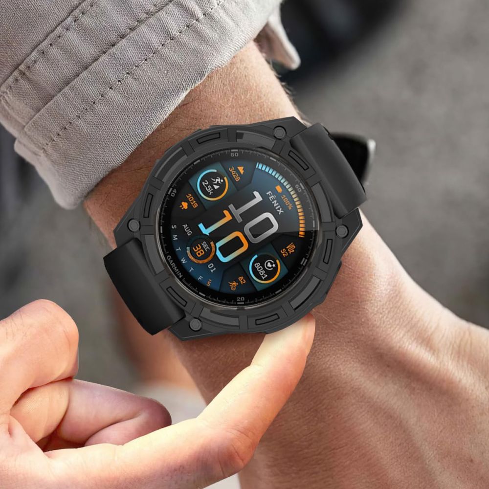 Tech-Protect Tech-Protect Garmin Fenix 7 / 7 Pro Skal Denfese Air Svart