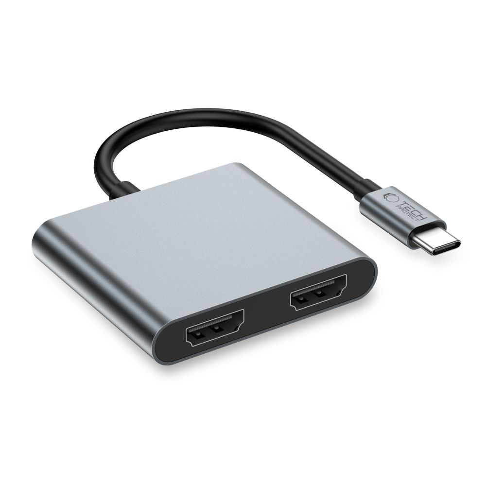 Tech-Protect Tech-Protect 4in1 USB-C Adapter USB-C / USB-A / HDMI / Space Grey