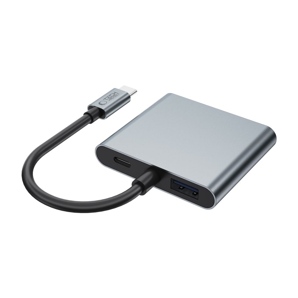 Tech-Protect Tech-Protect 4in1 USB-C Adapter USB-C / USB-A / HDMI / Space Grey