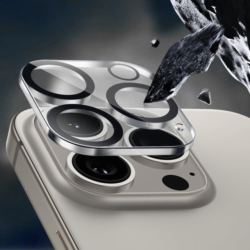 Tech-Protect Tech-Protect iPhone 16 / 16 Plus Linsskydd CamFit+ Transparent