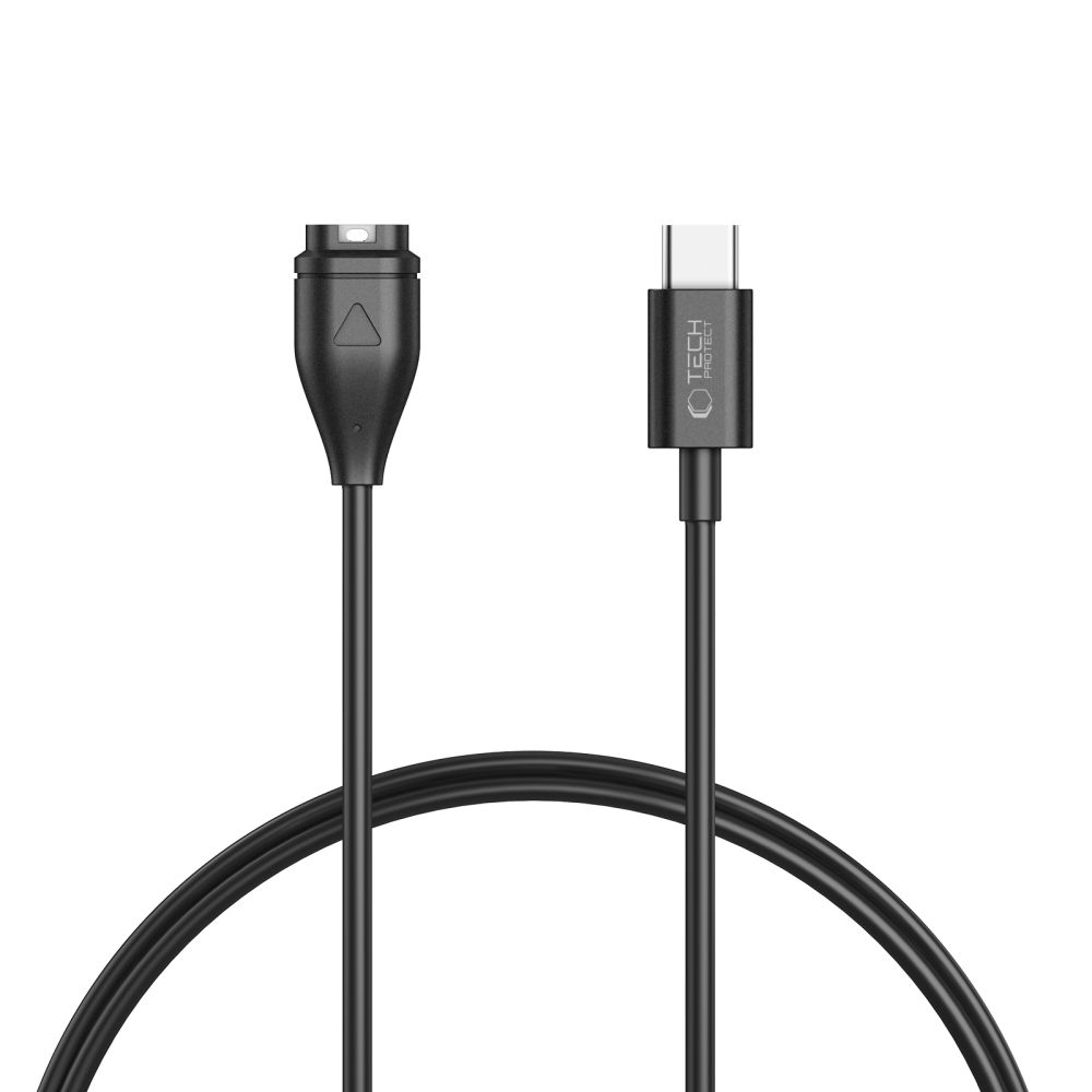 Tech-Protect Tech-Protect 1m USB-C Garmin Watch Ladddare UltraBoost Svart