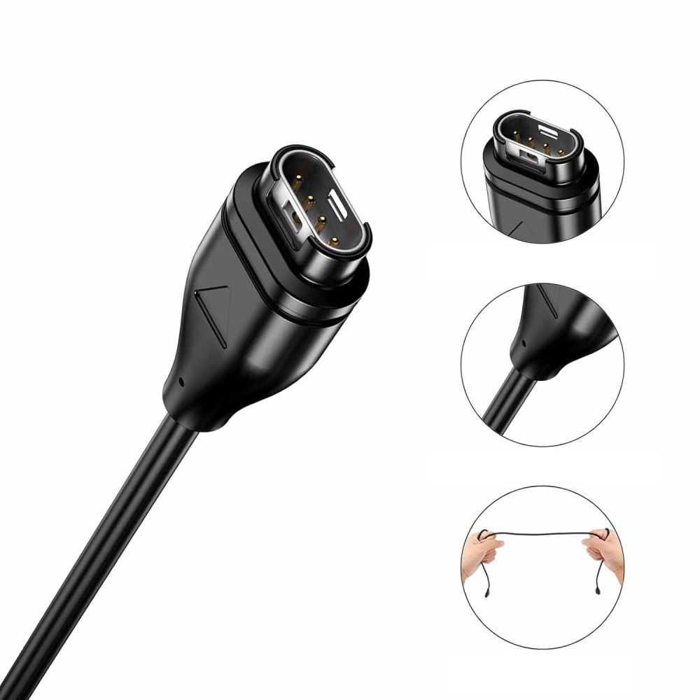 Tech-Protect Tech-Protect 1m USB-C Garmin Watch Ladddare UltraBoost Svart