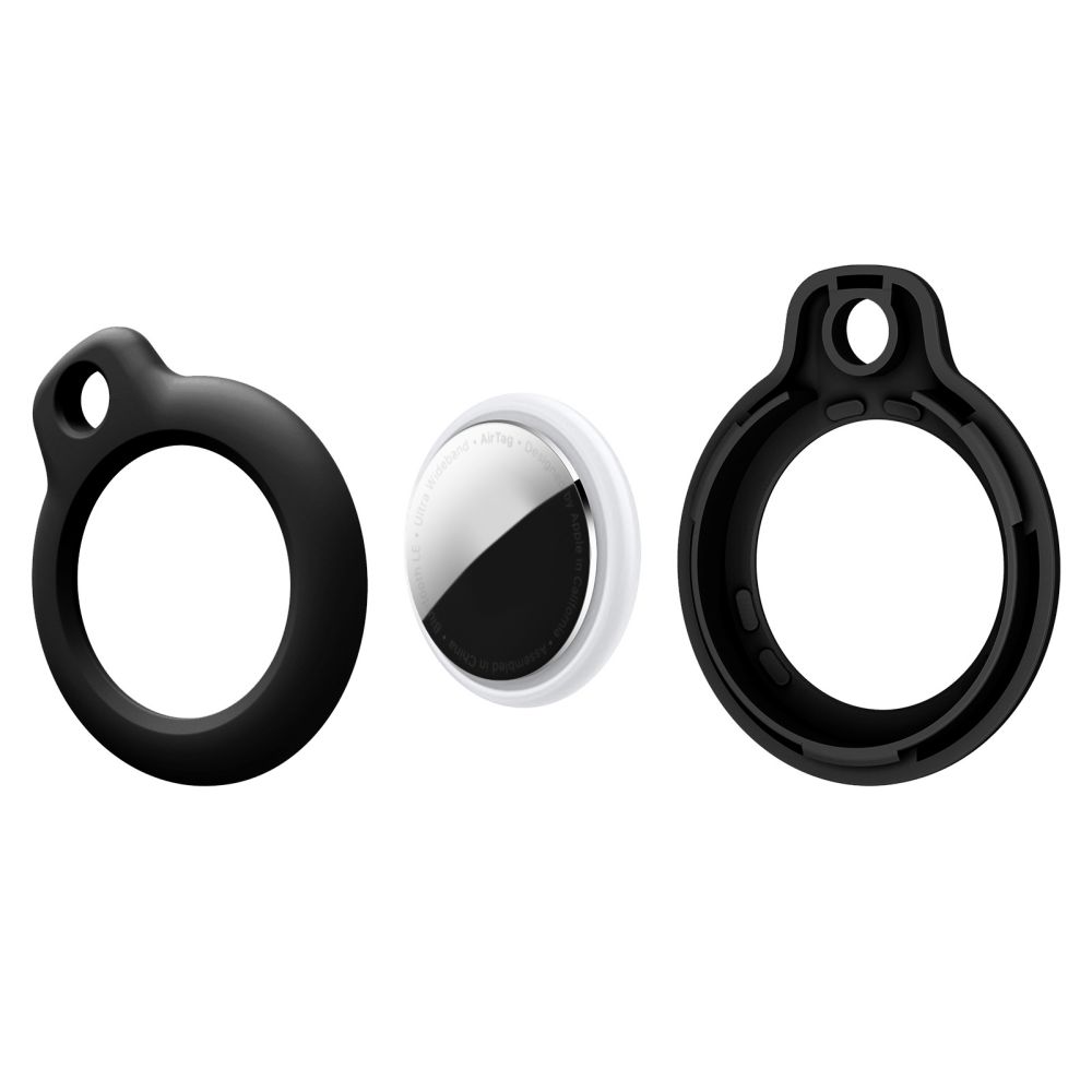 Tech-Protect Tech-Protect Apple AirTag 2/1 4-PACK Hållare Rough Svart