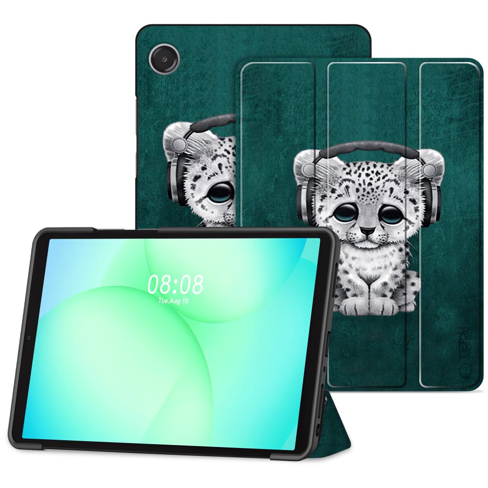 Tech-Protect Tech-Protect Galaxy Tab A11 Plus/A9 Plus Fodral SmartCase Sad Cat