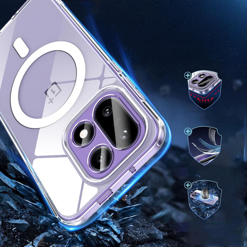 Tech-Protect Tech-Protect OnePlus 15 Skal MagSafe FlexAir Hybrid Transparent