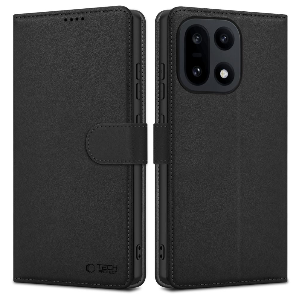 Tech-Protect Tech-Protect OnePlus 15 Fodral Läder Svart