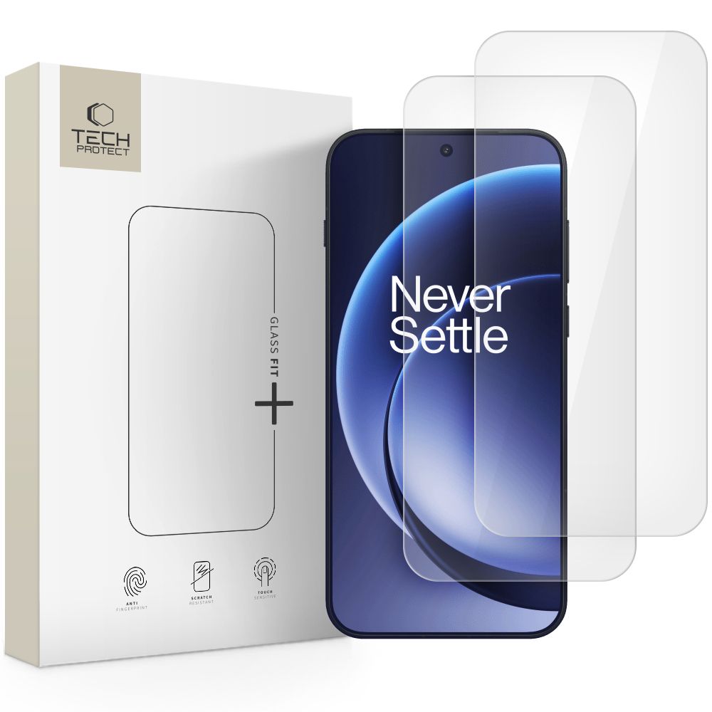 Tech-Protect Tech-Protect OnePlus 15 2-PACK Skärmskydd GlassFit+ Härdat Glas