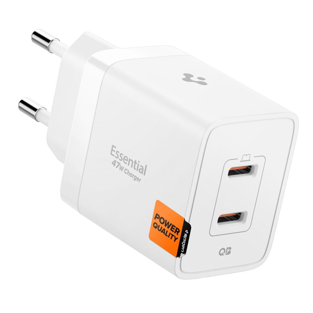 Spigen Spigen 47W Väggladdare USB-C Essential Vit
