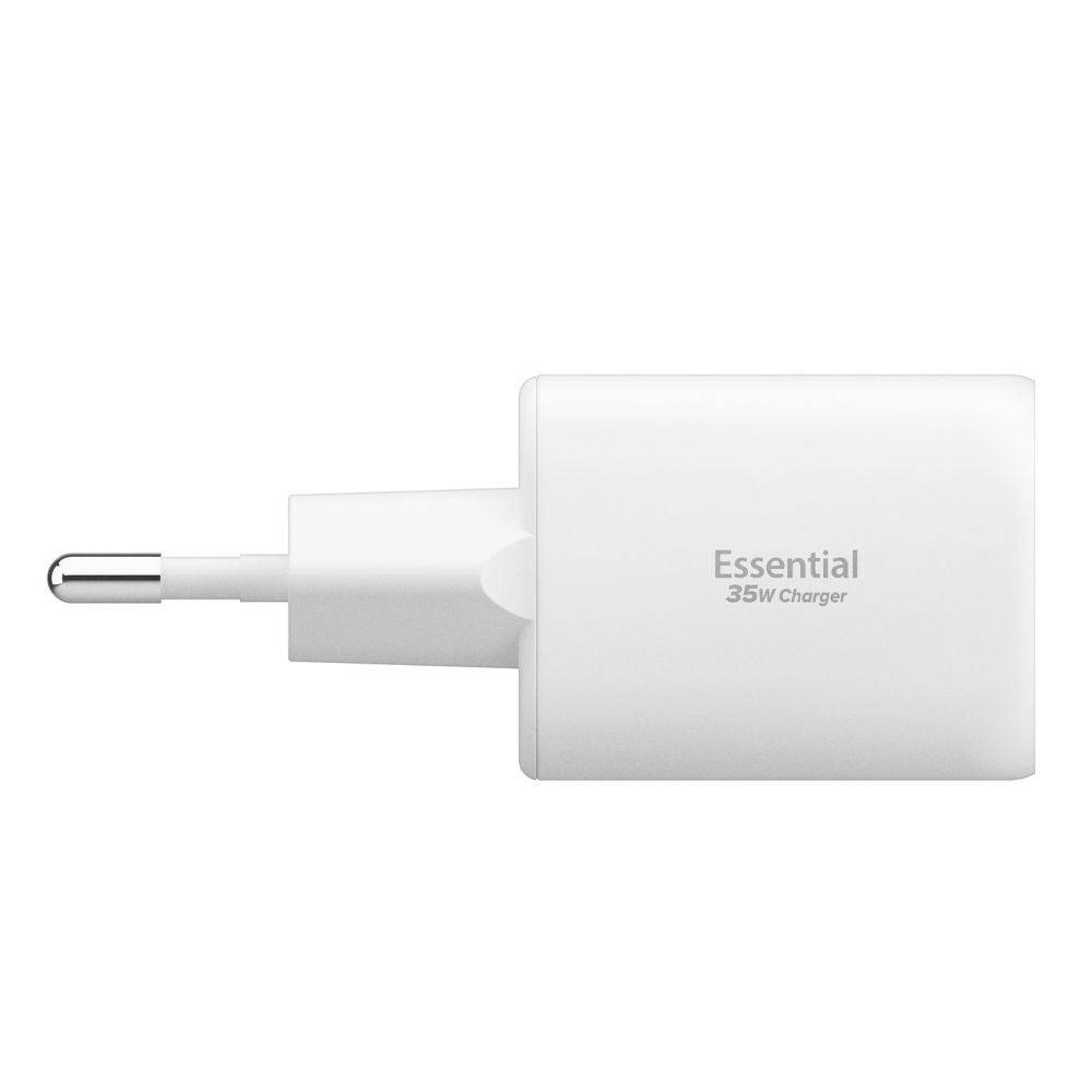 Spigen Spigen 35W Väggladdare USB-C / USB-A Essential Vit