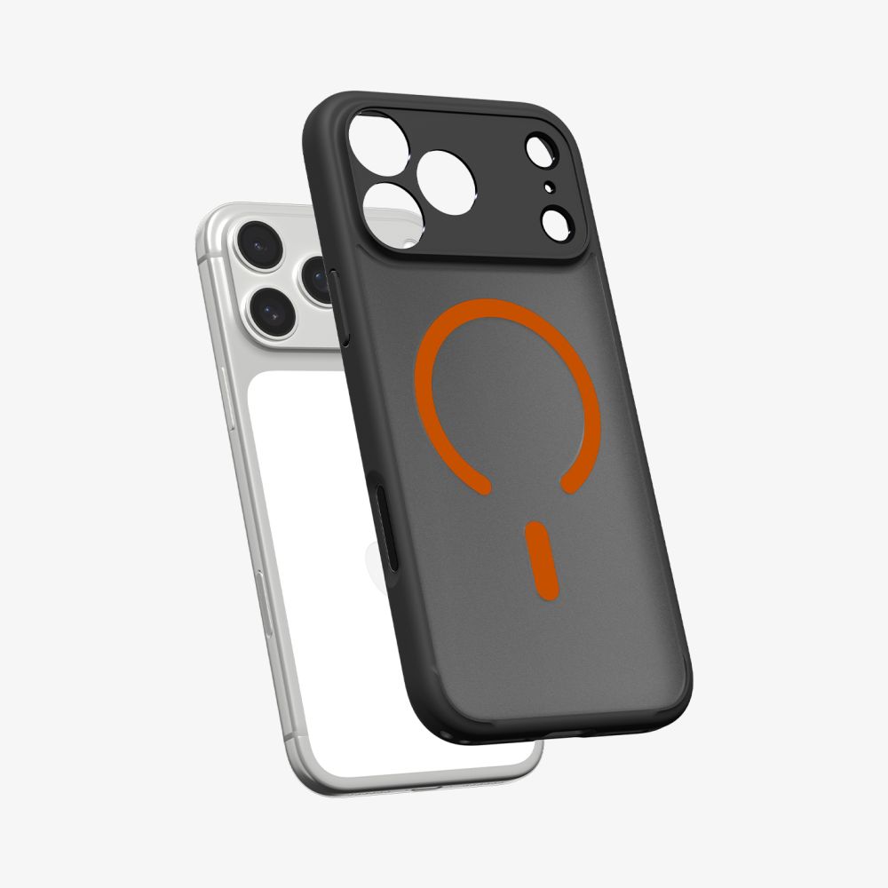 Spigen Spigen iPhone 17 Pro Max Skal MagSafe Ultra Hybrid Svart / Orange