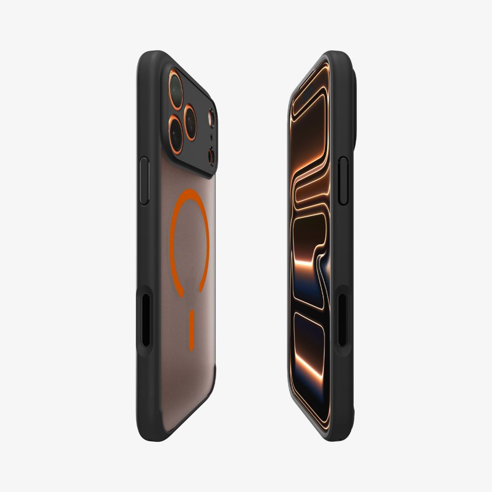 Spigen Spigen iPhone 17 Pro Max Skal MagSafe Ultra Hybrid Svart / Orange