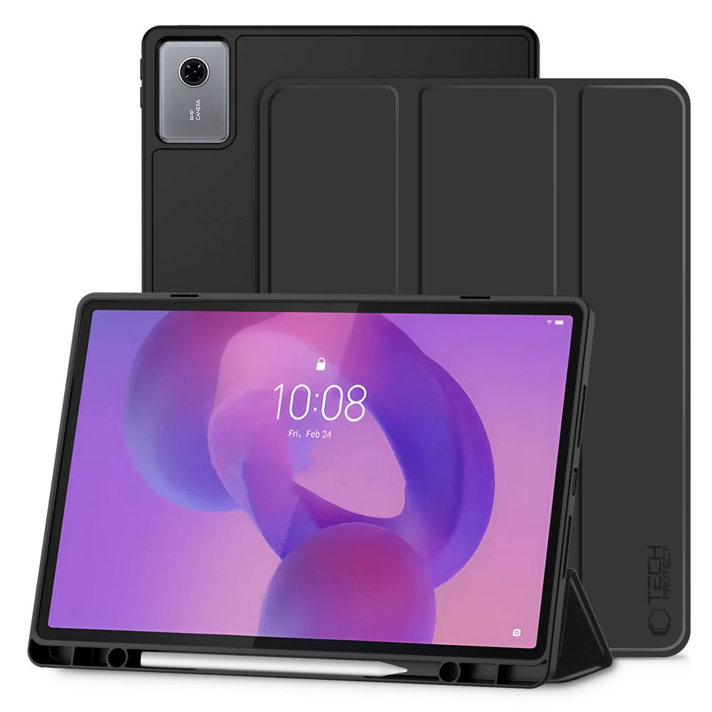 Tech-Protect Tech-Protect Lenovo Idea Tab Plus Fodral SC Pennhållare Svart