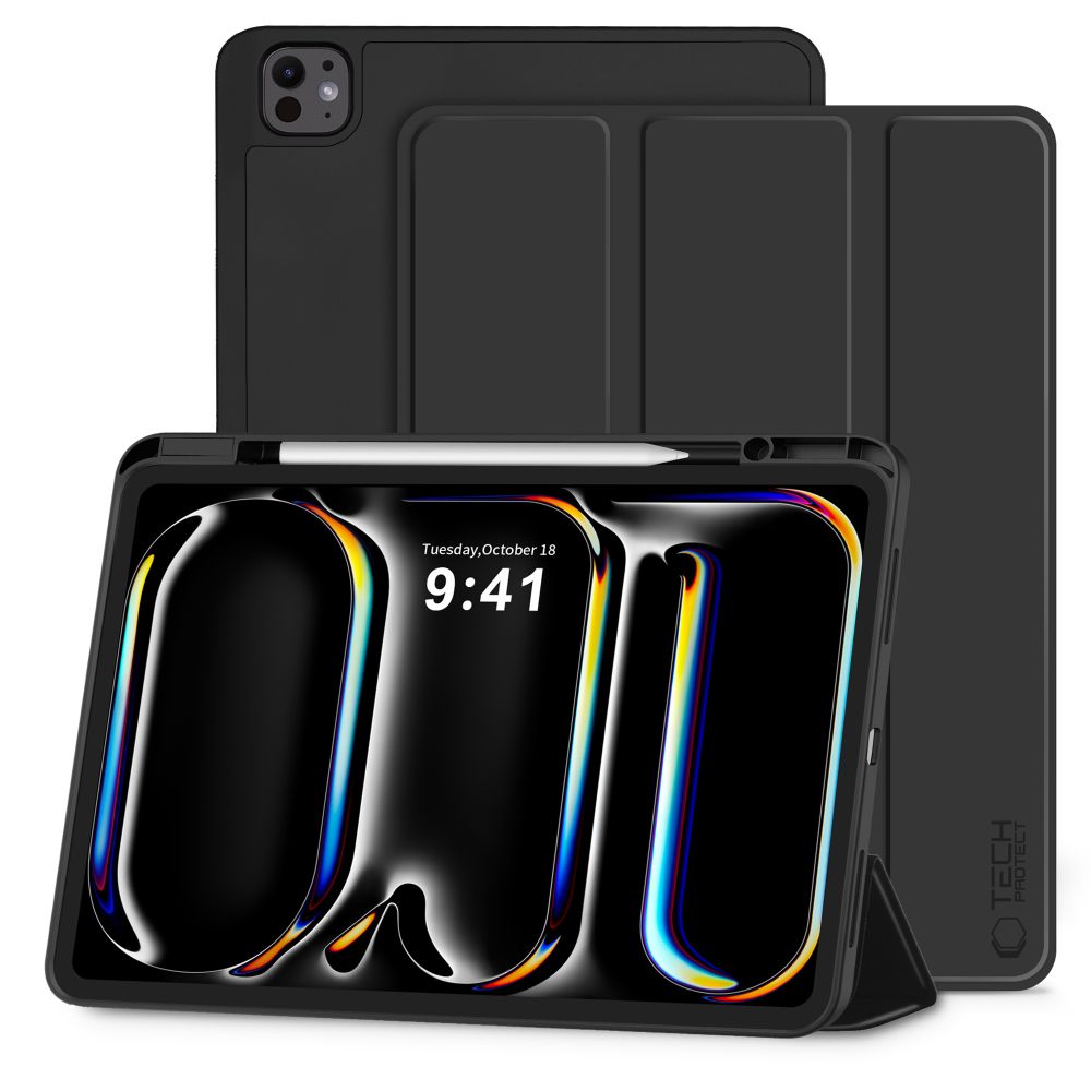 Tech-Protect Tech-Protect iPad Pro 11 2025/2024 Fodral SC Pennhållare Svart