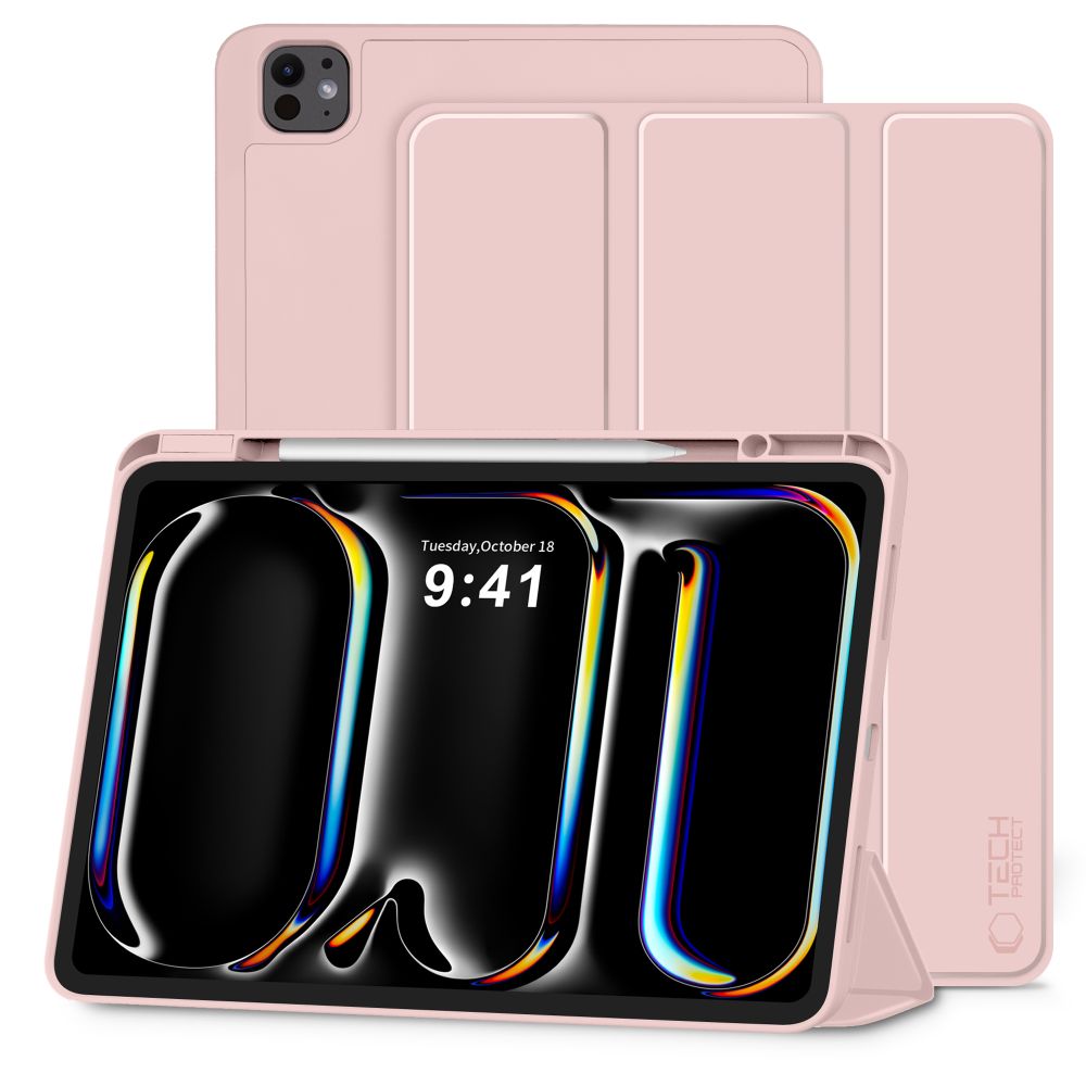 Tech-Protect Tech-Protect iPad Pro 13 2025/2024 Fodral SC Pennhållare Rosa
