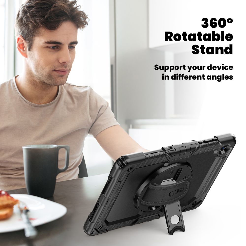 Tech-Protect Tech-Protect Galaxy Tab A11 Plus / A9 Plus Skal 360 Solid Svart