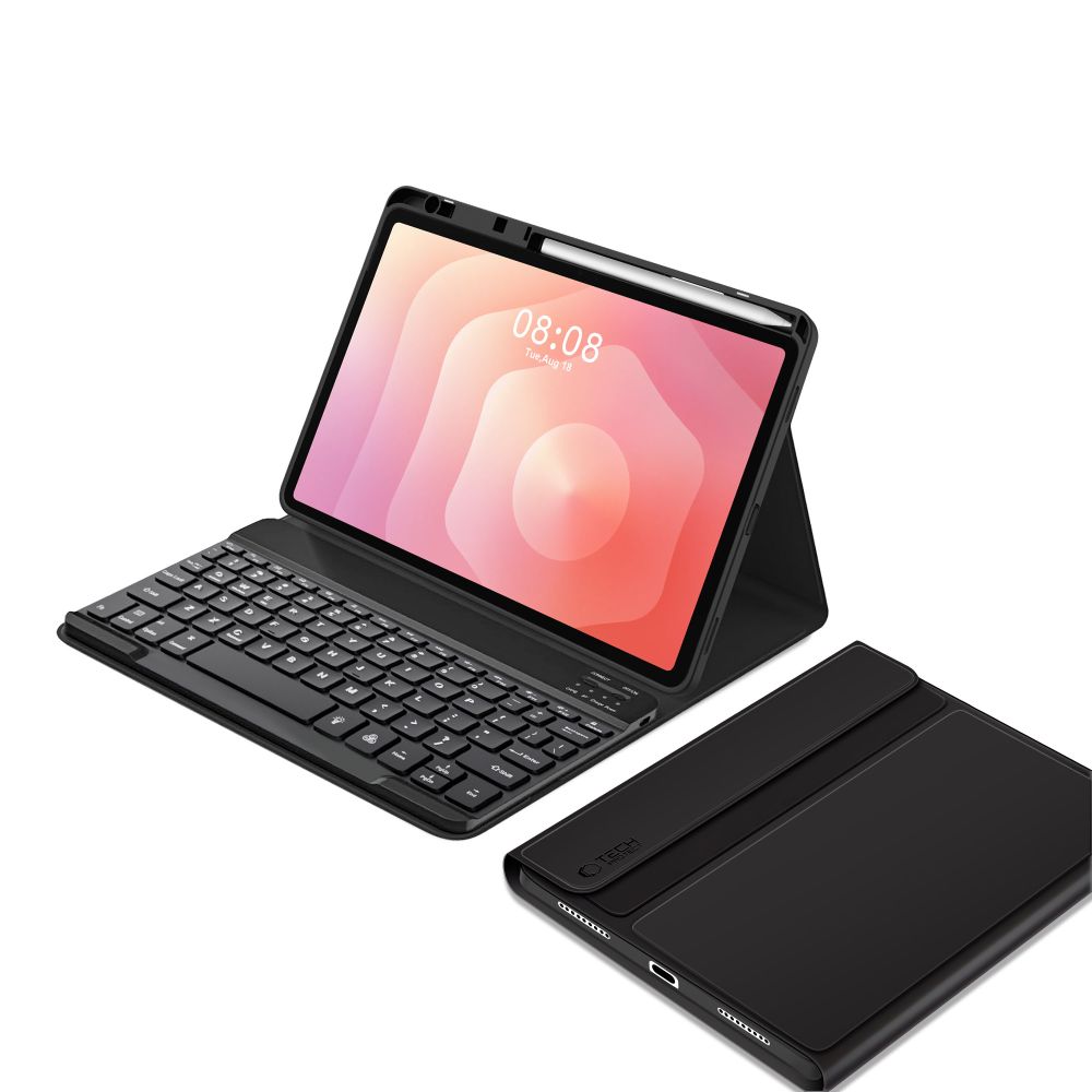 Tech-Protect Tech-Protect Samsung Galaxy Tab S11 Fodral SC Tangentbord Svart