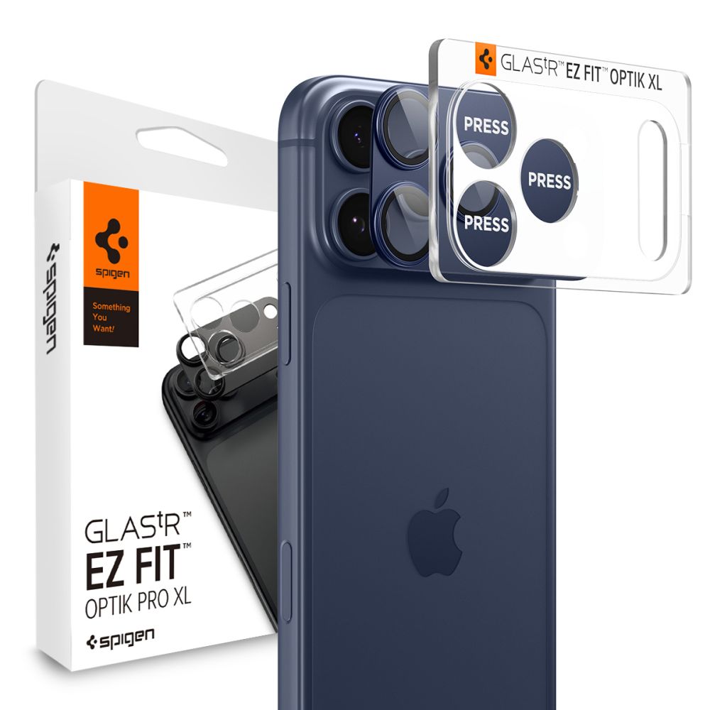 Spigen Spigen iPhone 17 Pro Max Linsskydd Optik Pro GLAS.tR 
