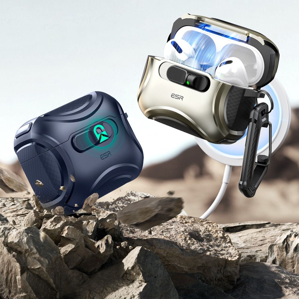 ESR ESR AirPods Pro 3 Skal MagSafe Cyber FlickLock HaloLock Blå