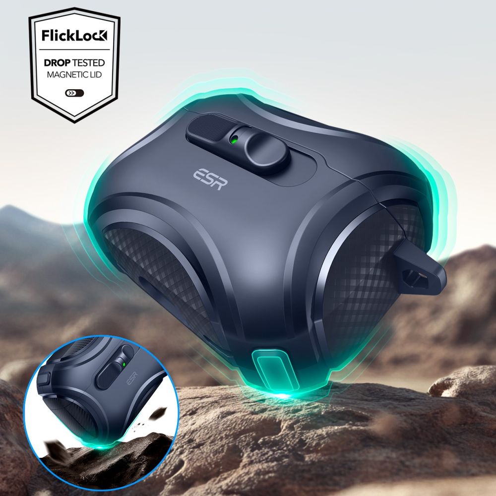 ESR ESR AirPods Pro 3 Skal MagSafe Cyber FlickLock HaloLock Blå