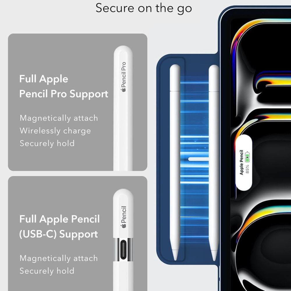 ESR ESR iPad Pro 13 2025/2024 Fodral 2in1 Magnet Rebound Navy Blue